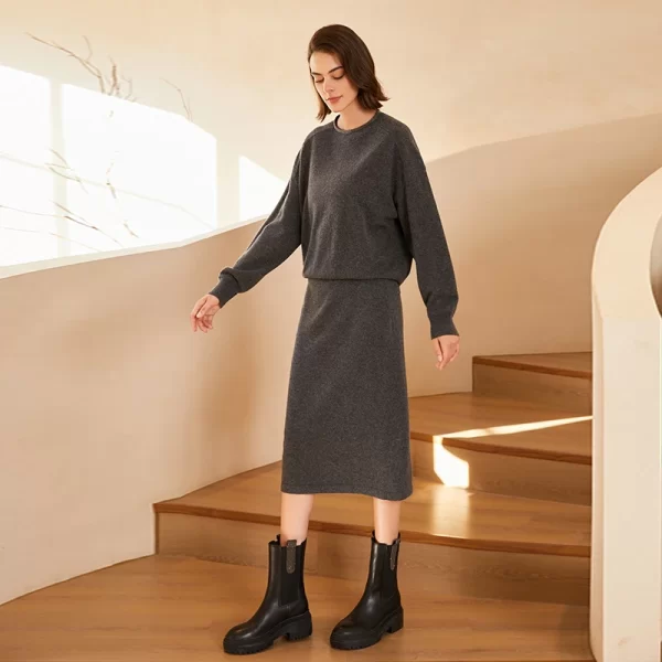 BC-270 Luxury Brand Womens Clothing Ladies Clothes 12GG 100% Cashmere Sweaters - Image 2