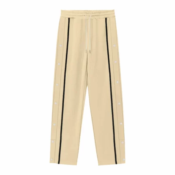 Man‘s casual sports pants breasted baggy straight drawstring good quality fashion autumn stretch sweatpants Outdoor trousers - Image 3