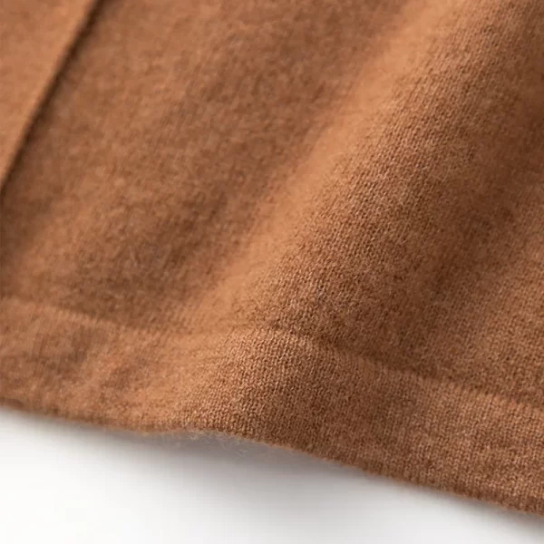 BC-446 In Stock Simple Solid V Neck Single Breasted Clothes Women Cardigan Sweater Cardigan Sweaters Cashmere Sweater Women - Image 6