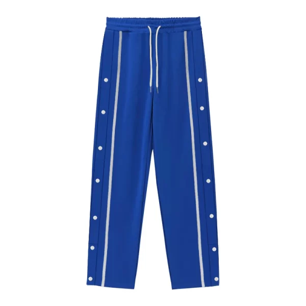 Man‘s casual sports pants breasted baggy straight drawstring good quality fashion autumn stretch sweatpants Outdoor trousers - Image 6